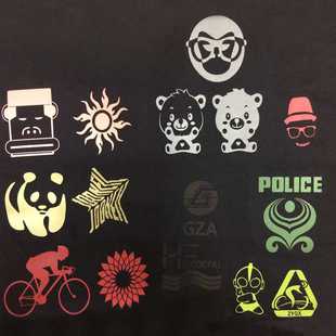 反光熱貼logo 可定制各類圖案