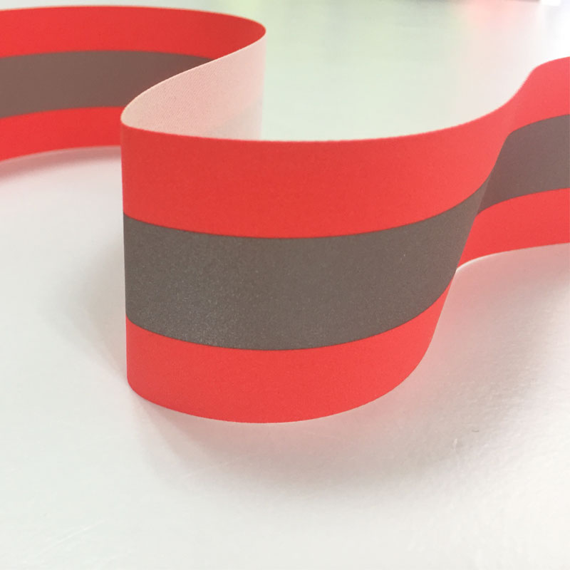 芳綸熒光紅阻燃警示帶