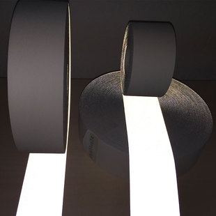 亮銀全棉阻燃反光布