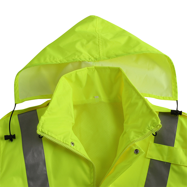 港式交通路政反光雨衣多口袋可印刷