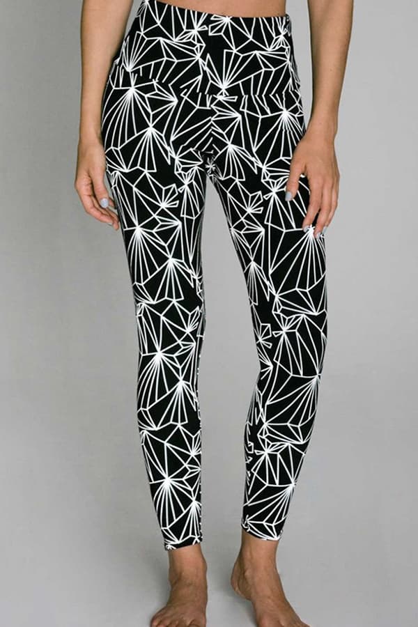 反光瑜伽運(yùn)動(dòng)褲