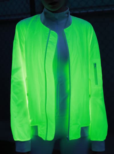 夜跑運(yùn)動(dòng)服飾夜光反光面料