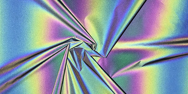 條彩炫彩反光面料